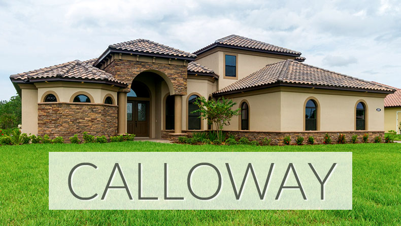 Calloway floor plan home by Stanley Homes in Viera FL