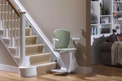 Stannah-Quality-Stair-Lift-Straight-Curved-Stairs The Right Stair Lift | Home Construction | Stanley Homes 1