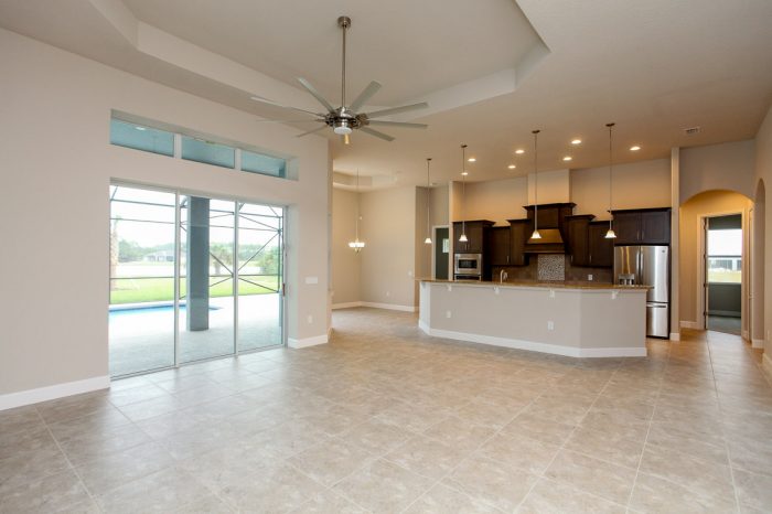 Lanai Floor Plan Finished Home Stanley Homes Brevard Volusia Melbourne Viera New Smyrna Beach FL