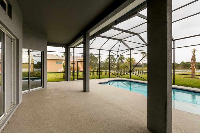 Lanai Floor Plan Finished Home Stanley Homes Brevard Volusia Melbourne Viera New Smyrna Beach FL