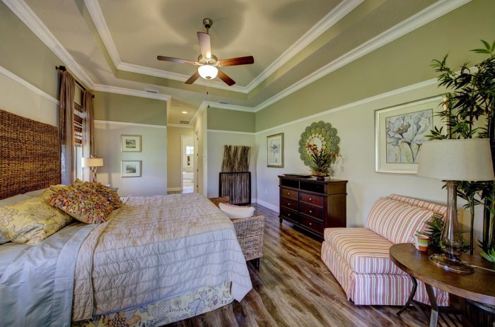Custom ceiling designs by Stanley Homes custom home builder in Brevard FL