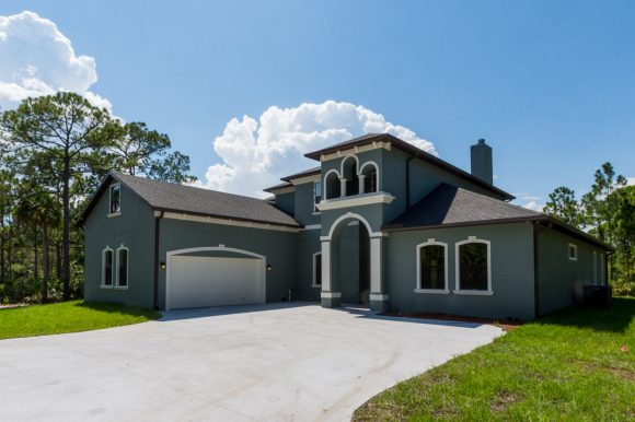 Grand Villa floor plan finished home by Stanley Homes in Viera FL