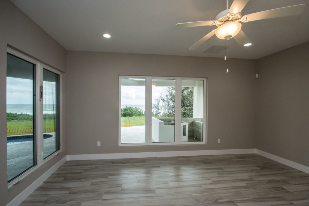Finished built home with custom floor plan by Stanley Homes in Viera FL