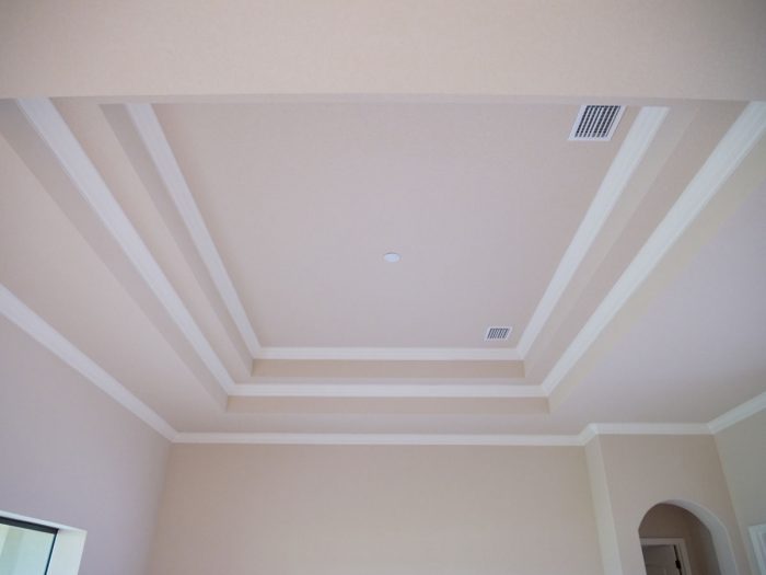 custom ceiling designs by Stanley Homes in Viera FL