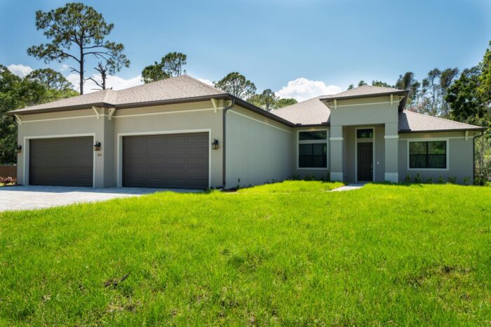 Finished Custom Home by Stanley Homes in Viera FL Elba II Floor Plan