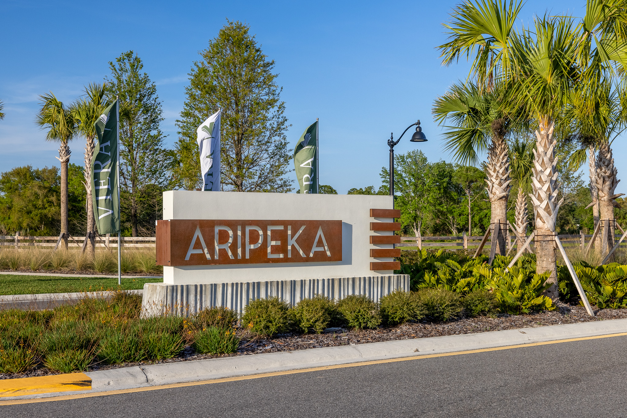 Aripeka Community Entrance in Viera FL by Stanley Homes